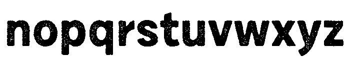 Draft Natural Normal Bold Font LOWERCASE