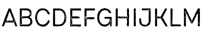 Draft Natural Normal Regular Font UPPERCASE