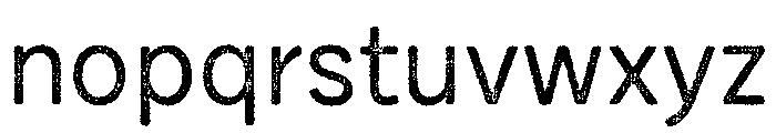 Draft Natural Normal Regular Font LOWERCASE
