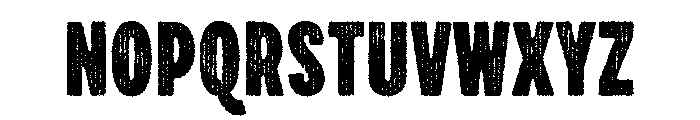 Draft Natural Two Compressed Black Font UPPERCASE