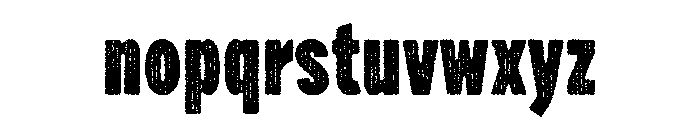 Draft Natural Two Compressed Black Font LOWERCASE