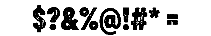 Draft Natural Two Condensed Black Font OTHER CHARS