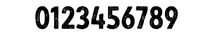 Draft Natural Two Condensed Bold Font OTHER CHARS