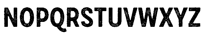 Draft Natural Two Condensed Bold Font UPPERCASE