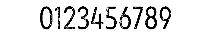 Draft Natural Two Condensed Regular Font OTHER CHARS