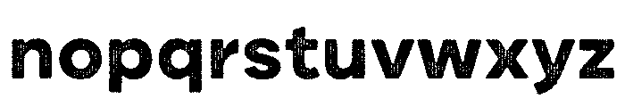 Draft Natural Two Extra Expanded Bold Font LOWERCASE