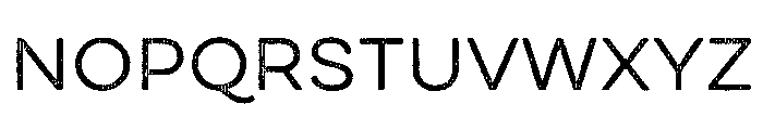 Draft Natural Two Extra Expanded Regular Font UPPERCASE