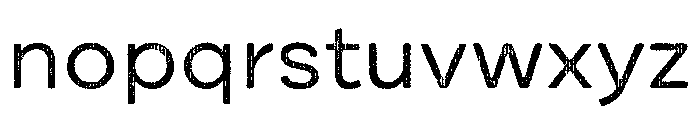 Draft Natural Two Extra Expanded Regular Font LOWERCASE