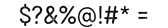 Draft Natural Two Normal Regular Font OTHER CHARS