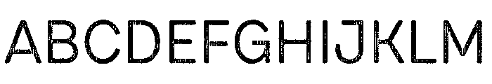 Draft Natural Two Normal Regular Font UPPERCASE