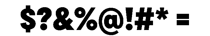 Draft Normal Black Font OTHER CHARS