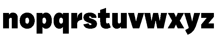 Draft Normal Black Font LOWERCASE