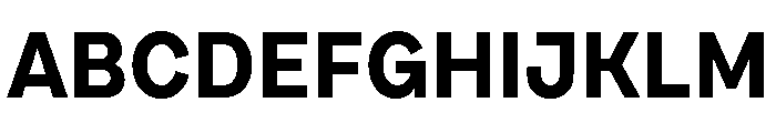 Draft Normal Bold Font UPPERCASE