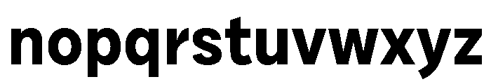 Draft Normal Bold Font LOWERCASE