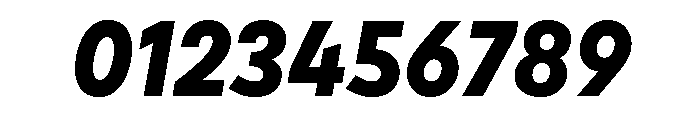 Draft Normal Extra Bold Italic Font OTHER CHARS