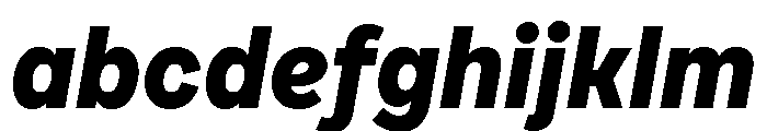 Draft Normal Extra Bold Italic FONT