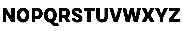 Draft Normal Extra Bold Font UPPERCASE