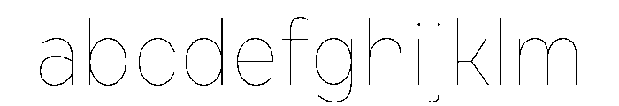 Draft Normal Hairline FONT