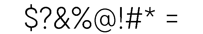 Draft Normal Light Font OTHER CHARS