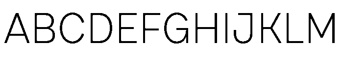 Draft Normal Light Font UPPERCASE
