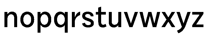 Draft Normal Medium Font LOWERCASE