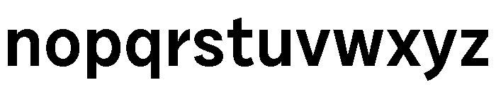 Draft Normal Semi Bold Font LOWERCASE
