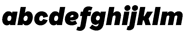 Draft Wide Black Italic FONT