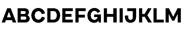 Draft Wide Bold Font UPPERCASE