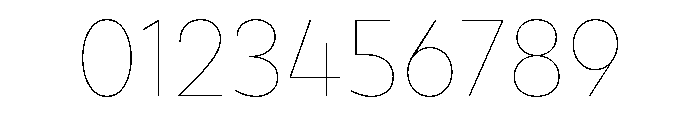 Draft Wide Hairline Font OTHER CHARS