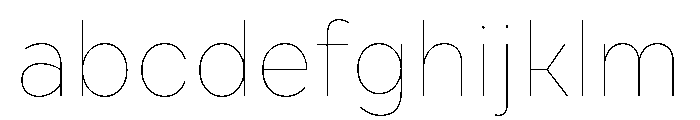 Draft Wide Hairline FONT