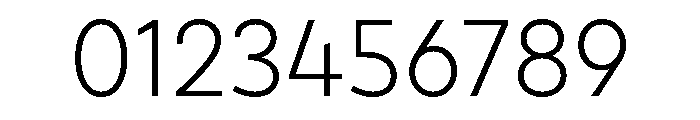 Draft Wide Light Font OTHER CHARS