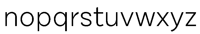 Draft Wide Light Font LOWERCASE