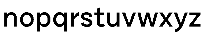 Draft Wide Medium Font LOWERCASE