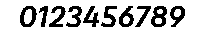 Draft Wide Semi Bold Italic Font OTHER CHARS