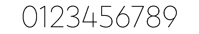 Draft Wide Thin Font OTHER CHARS