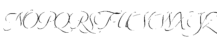 Dream Script Regular Font UPPERCASE