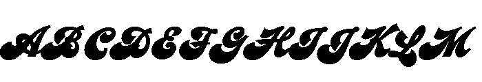 Dreamboat Black Font UPPERCASE