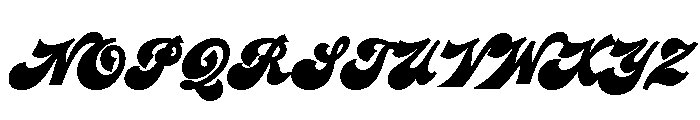 Dreamboat Black Font UPPERCASE