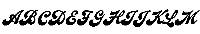Dreamboat Bold Font UPPERCASE