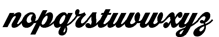Dreamboat Bold Font LOWERCASE