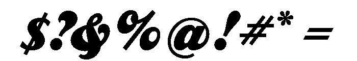 Dreamboat Extra Bold Font OTHER CHARS