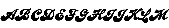 Dreamboat Extra Bold Font UPPERCASE
