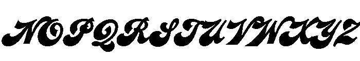 Dreamboat Extra Bold Font UPPERCASE