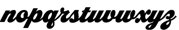 Dreamboat Extra Bold Font LOWERCASE