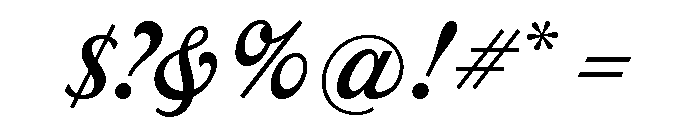 Dreamboat Regular Font OTHER CHARS