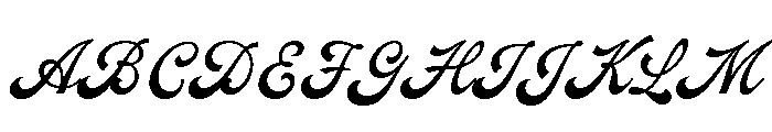 Dreamboat Regular Font UPPERCASE