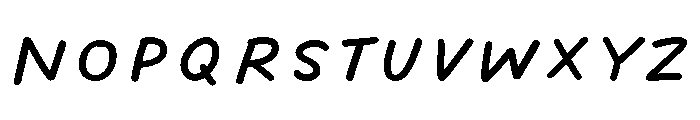Dreaming Outloud Sans Caps Slanted Font UPPERCASE