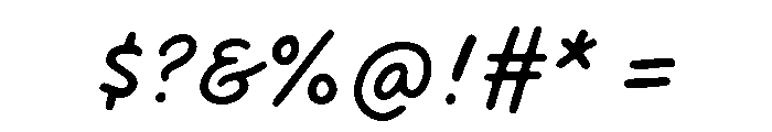 Dreaming Outloud Sans Slanted Font OTHER CHARS