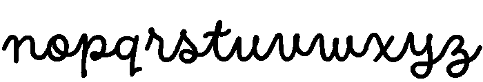 Dreaming Outloud Script Regular Font LOWERCASE