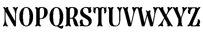 Dress Base Font UPPERCASE